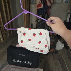 Strawberry Print Crop Top